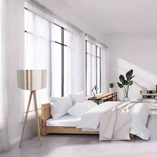 Belamp Suspensions Suspension En Tissu Foutas Blanc Bleu - Diamètre 40 Cm 2 Belamp Suspensions Suspension En Tissu Foutas Blanc Bleu - Diamètre 40 Cm – Image 2