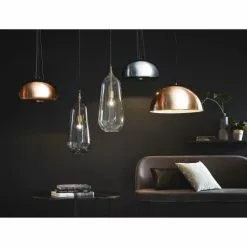 Maisons Du Monde Suspensions Suspension En Verre Argenté -Luminaires Soldes Boutique suspension en verre argente 1000 16 11 177377 6