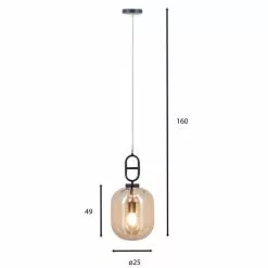 Now’s Home Suspensions Suspension En Verre D49 -Luminaires Soldes Boutique suspension en verre d49 4