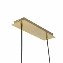 QAZQA Suspensions Suspension En Verre Doré/laiton -Luminaires Soldes Boutique suspension en verre dore laiton 12