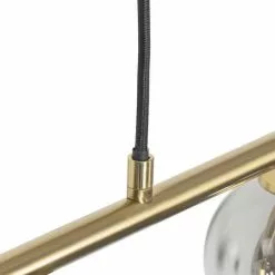 QAZQA Suspensions Suspension En Verre Doré/laiton -Luminaires Soldes Boutique suspension en verre dore laiton 15