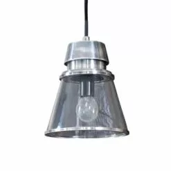 PIB Suspensions Suspension En Verre Et Métal Argenté