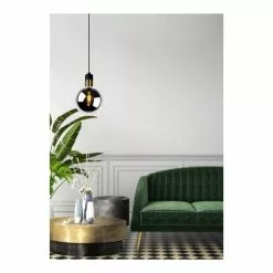 Lampea Suspensions Suspension En Verre Fumé 150 Cm -Luminaires Soldes Boutique suspension en verre fume 150 cm 5