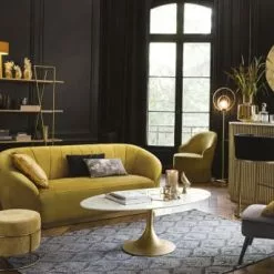 Maisons Du Monde Suspensions Suspension En Verre Teinté Ambré Et Métal Doré -Luminaires Soldes Boutique suspension en verre teinte ambre et metal dore 1000 16 38 200446 3