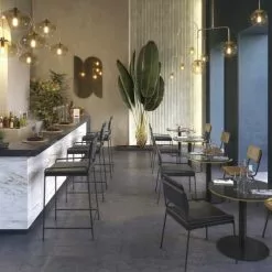 Maisons Du Monde Suspensions Suspension En Verre Teinté Ambré Et Métal Doré -Luminaires Soldes Boutique suspension en verre teinte ambre et metal dore 1000 16 38 200446 5