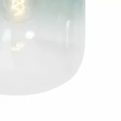 QAZQA Suspensions Suspension En Verre Vert -Luminaires Soldes Boutique suspension en verre vert 5