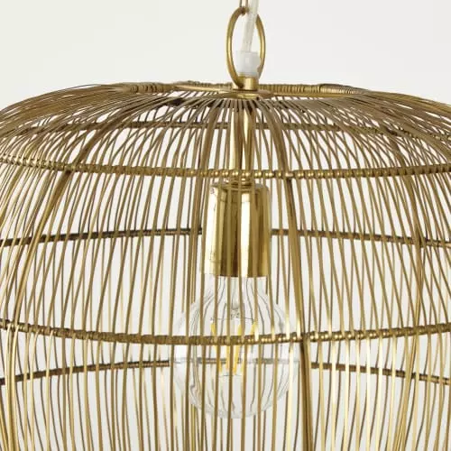 Maisons Du Monde Suspensions Suspension Filaire Dorée D43 2 Maisons Du Monde Suspensions Suspension Filaire Dorée D43 – Image 2