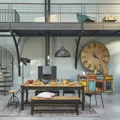 Maisons Du Monde Suspensions Suspension Indus En Métal Brossé D50 11 Maisons Du Monde Suspensions Suspension Indus En Métal Brossé D50 -Luminaires Soldes Boutique suspension indus en metal brosse d50 1000 0 24 131019 16