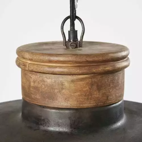 Maisons Du Monde Suspensions Suspension Indus En Métal Effet Vieilli Et Manguier 3 Maisons Du Monde Suspensions Suspension Indus En Métal Effet Vieilli Et Manguier – Image 3