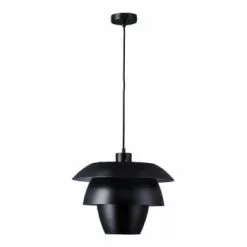 Lampea Suspensions Suspension Industrielle En Noir 150 Cm -Luminaires Soldes Boutique suspension industrielle en noir 150 cm 2