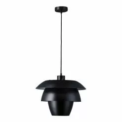 Lampea Suspensions Suspension Industrielle En Noir 150 Cm
