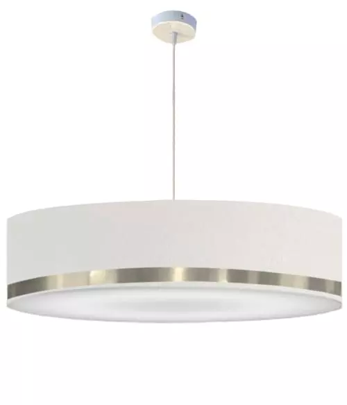 Abat-jours Suspensions Suspension Jonc Blanc Et Aluminium T 65 X H 25 1 Abat-jours Suspensions Suspension Jonc Blanc Et Aluminium T 65 X H 25