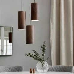 Markslöjd Suspensions Suspension/Lustre Câble Textile - Douilles Métal Marron -Luminaires Soldes Boutique suspension lustre cable textile douilles metal marron 2