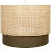 Maisons Du Monde Suspensions Suspension Marron En Cannage Rotin Beige D40