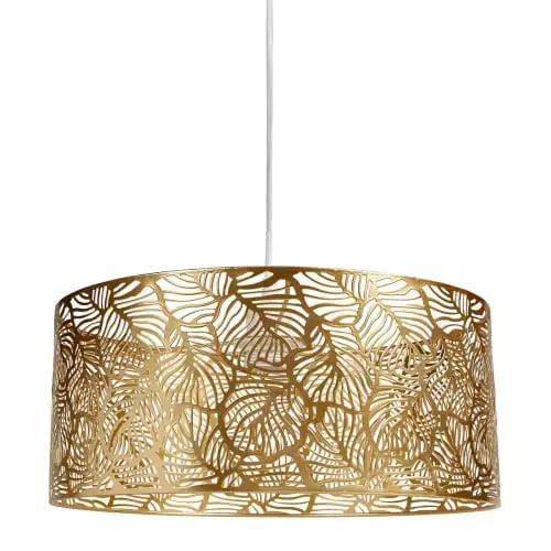 Jardideco Suspensions Suspension Métal Ajouré Doré D35cm 1 Jardideco Suspensions Suspension Métal Ajouré Doré D35cm