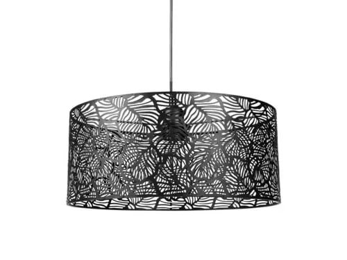 Jardideco Suspensions Suspension Métal Ajouré Noir D35cm 1 Jardideco Suspensions Suspension Métal Ajouré Noir D35cm