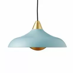 Super Living Suspensions Suspension Métal Bleu Et Laiton D36cm -Luminaires Soldes Boutique suspension metal bleu et laiton d36cm 4