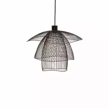 Forestier Suspensions Suspension Métal Filaire Blanc D56cm 4 Forestier Suspensions Suspension Métal Filaire Blanc D56cm – Image 4