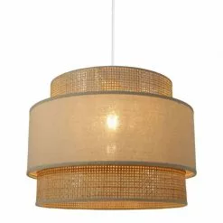 Jardideco Lustres Suspension Ronde Gigogne Rotin Beige D40cm 6 Jardideco Lustres Suspension Ronde Gigogne Rotin Beige D40cm -Luminaires Soldes Boutique suspension ronde gigogne rotin beige d40cm 2