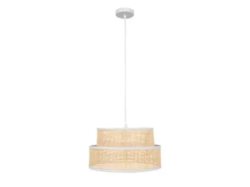 Jardideco Suspensions Suspension Rotin Beige D35cm 2 Jardideco Suspensions Suspension Rotin Beige D35cm – Image 2
