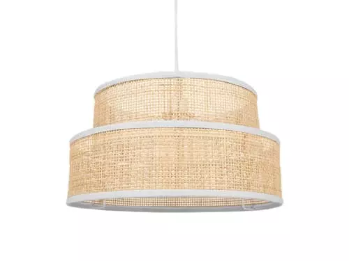 Jardideco Suspensions Suspension Rotin Beige D35cm 1 Jardideco Suspensions Suspension Rotin Beige D35cm