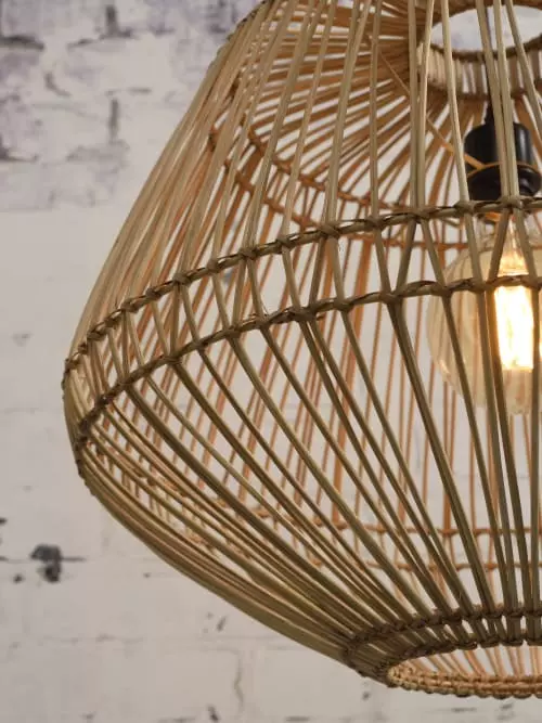 Good & Mojo Suspensions Suspension Rotin Naturel D60cm 5 Good & Mojo Suspensions Suspension Rotin Naturel D60cm – Image 5