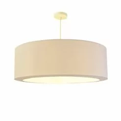 Abat-jours Suspensions Suspension Silvio Beige T 65 X H 25