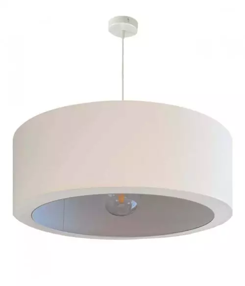 Abat-jours Suspensions Suspension Silvio Blanc Cassé T 65 X H 25 3 Abat-jours Suspensions Suspension Silvio Blanc Cassé T 65 X H 25 – Image 3