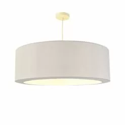 Abat-jours Suspensions Suspension Silvio Gris Clair T 65 X H 25