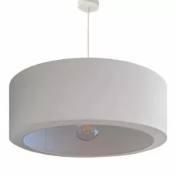 Abat-jours Suspensions Suspension Silvio Gris Clair T 65 X H 25 8 Abat-jours Suspensions Suspension Silvio Gris Clair T 65 X H 25 -Luminaires Soldes Boutique suspension silvio gris clair t 65 x h 25 3
