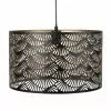 Maisons Du Monde Suspensions Suspension Tambour En Métal Noir Perforé D42