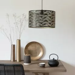 Maisons Du Monde Suspensions Suspension Tambour En Métal Noir Perforé D42 -Luminaires Soldes Boutique suspension tambour en metal noir perfore d42 1000 16 9 195907 2