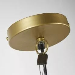 Maisons Du Monde Suspensions Suspension Tambour En Verre 3 Branches En Métal Doré -Luminaires Soldes Boutique suspension tambour en verre 3 branches en metal dore 1000 6 18 203870 2