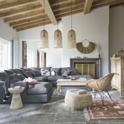 Maisons Du Monde Suspensions Suspension Triple En Bambou Et Métal Noir -Luminaires Soldes Boutique suspension triple en bambou et metal noir 1000 16 3 210374 4