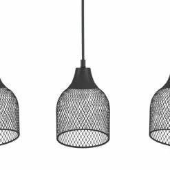 Potiron Paris Suspensions Suspension Triple En Métal Noir -Luminaires Soldes Boutique suspension triple en metal noir 2